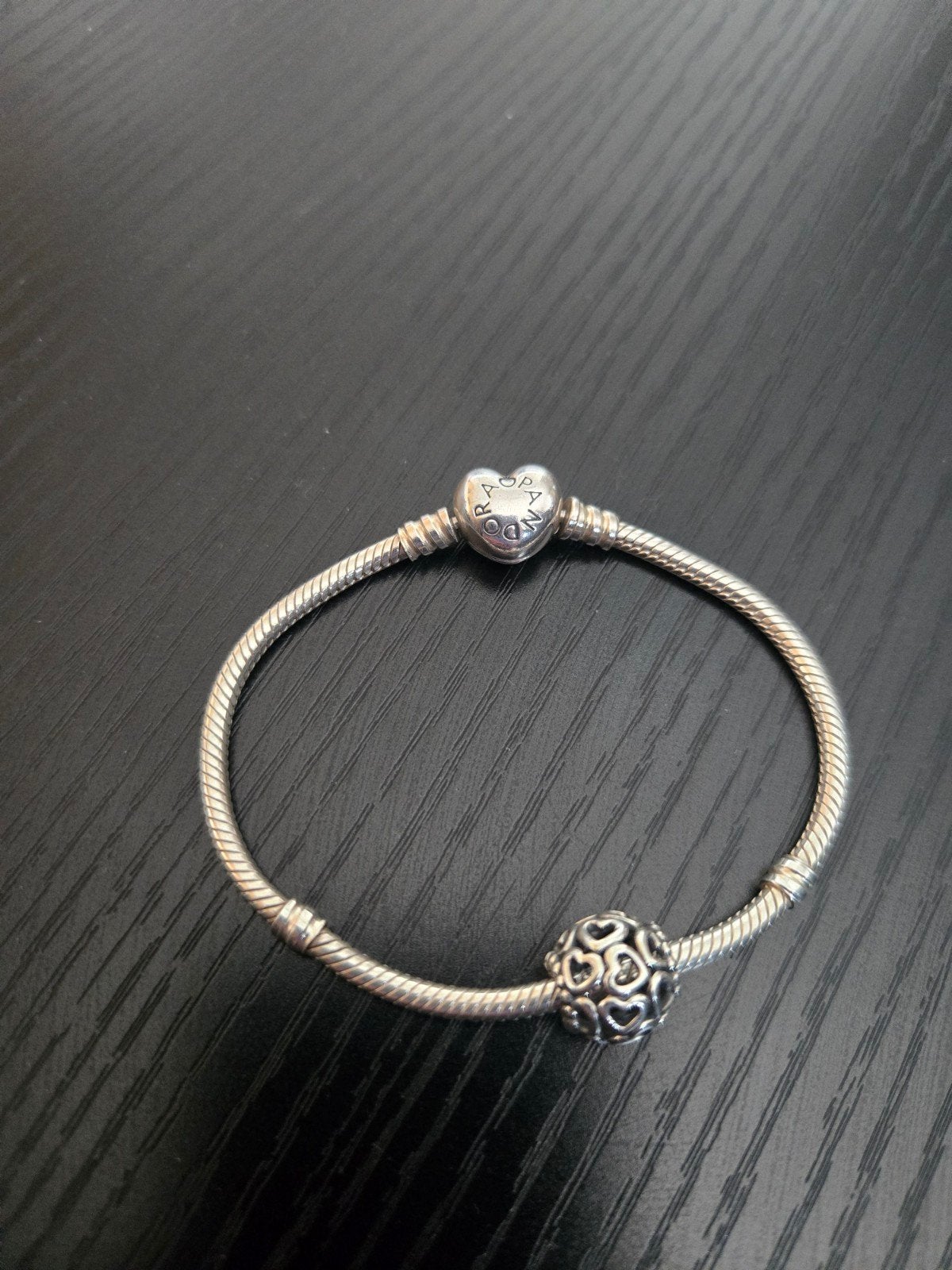 Pandora armband met bedel!, Sieraden, Tassen en Uiterlijk, Bedels, Ophalen of Verzenden, Zo goed als nieuw, Zilver, Pandora
