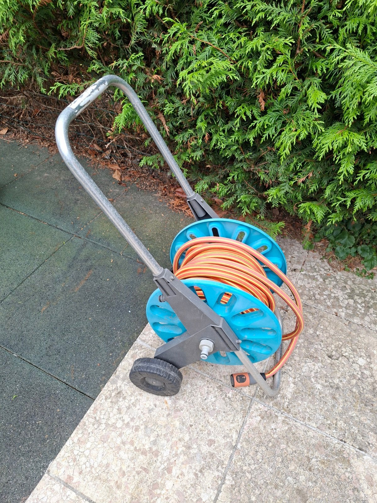 Gardena tuinslang met haspel, Ophalen, Gebruikt, Tuinslanghaspel