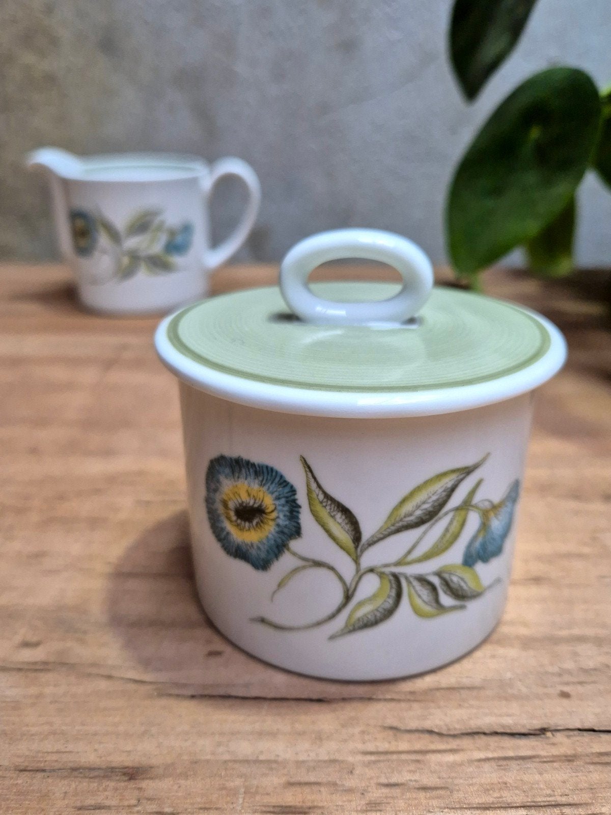 Vintage Bone China Melkkan en Suikerpot - Royal Grafton, Ophalen of Verzenden