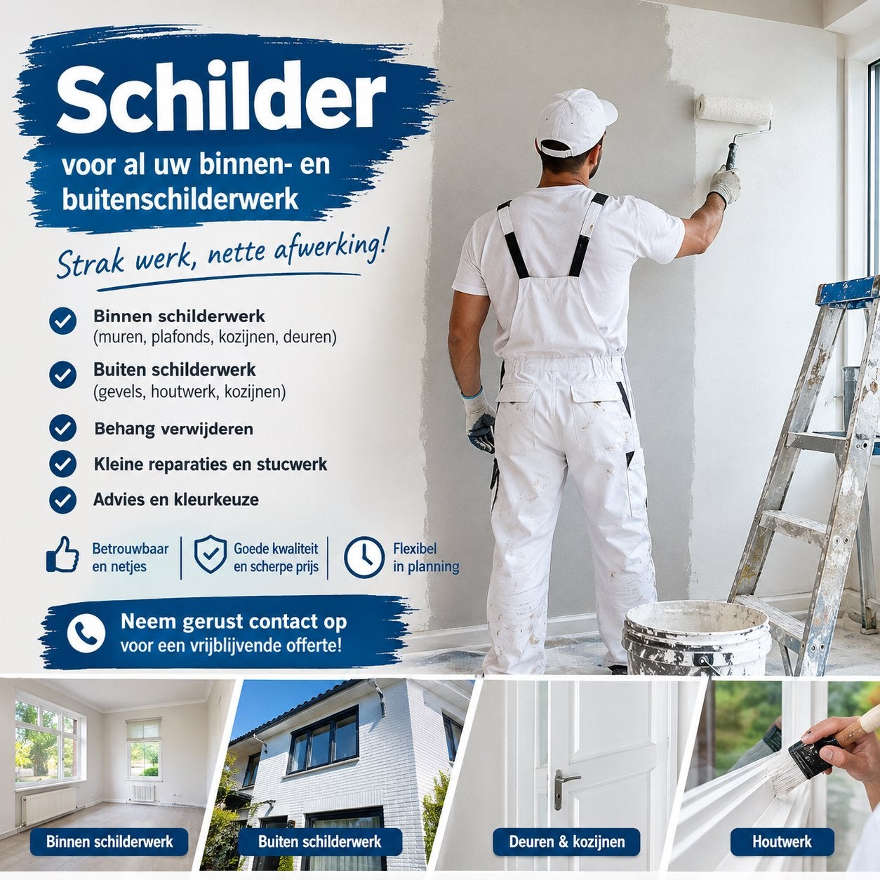 Schilder gezocht? Professioneel schilderwerk in Rotterdam, 33 - 40 uur, Vanaf 10 jaar, Overige vormen