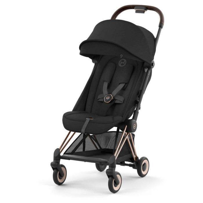 Cybex Coya - Rosegold Frame - Sepia Black SHOWROOMMODEL!, Ophalen, Zo goed als nieuw, Overige merken, Verstelbare rugleuning