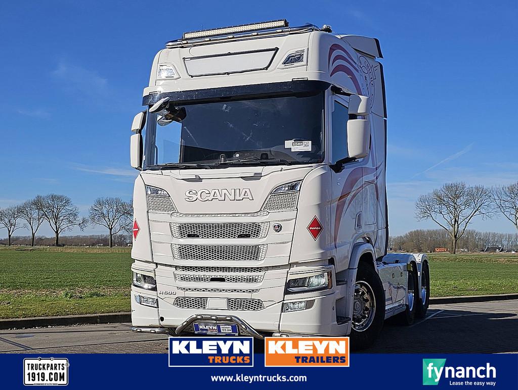 SCANIA R500 6x4 full air pto+hyd, Automaat, Euro 6, Scania, Wit