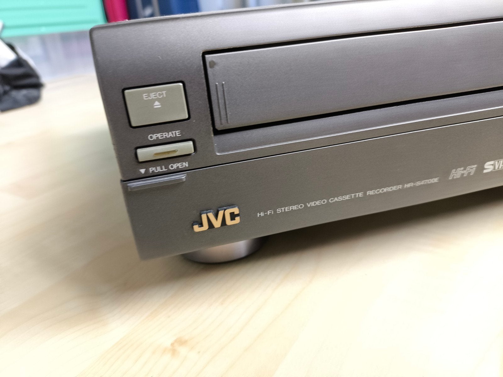 Semi professionele JVC HR-S4700E SuperVHS SVHS Videorecorder, Ophalen of Verzenden, Gebruikt, VHS-speler of -recorder