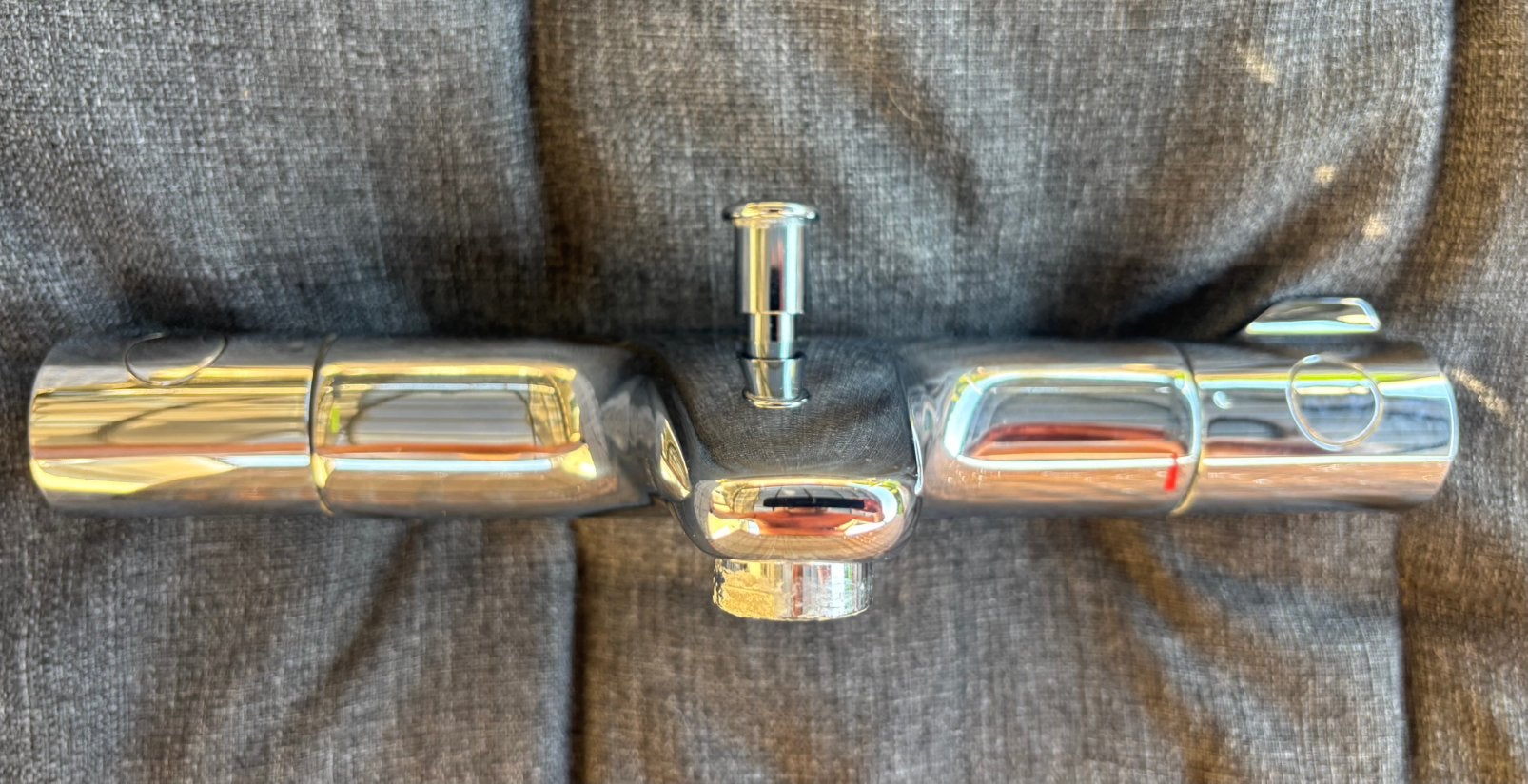 Grohe thermostatische badkraan, Ophalen of Verzenden, Gebruikt, Chroom, Bad
