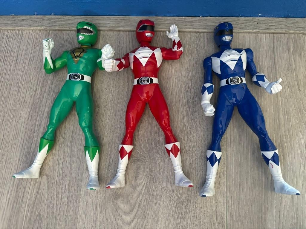 3x Power Rangers Hasbro 2020 - Rood, Groen, Blauw, Ophalen of Verzenden