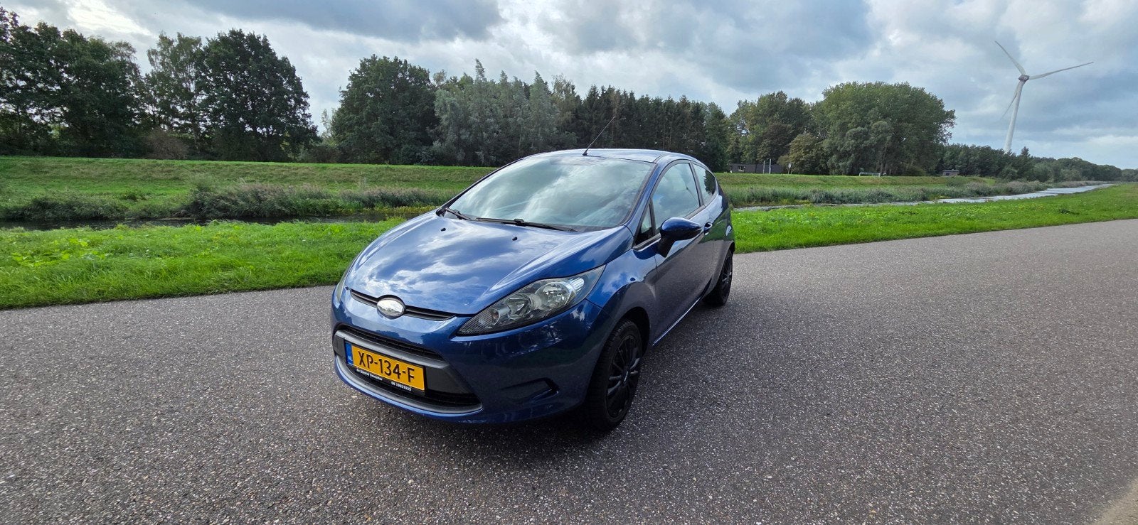 Leuke Ford Fiësta 1.25 uit 2009!, Auto's, Voorwielaandrijving, Stof, 4 cilinders, Blauw