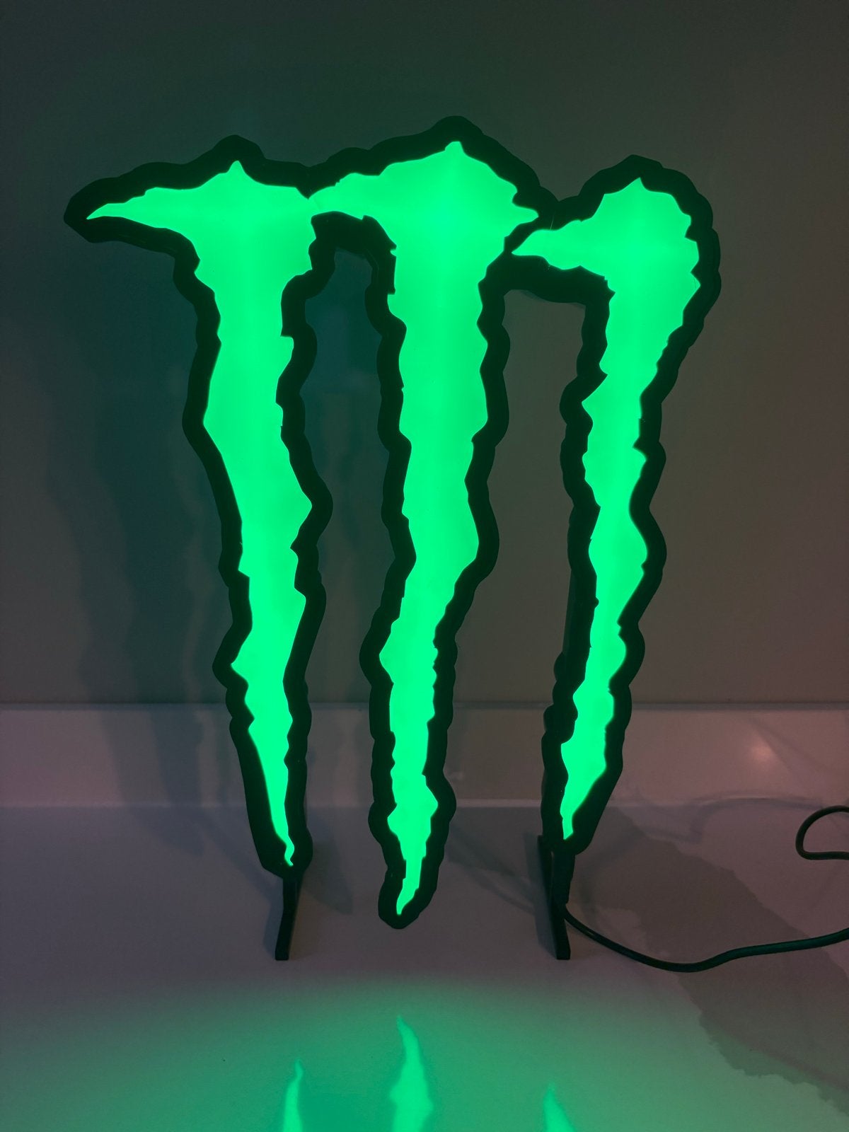 Monster Energy Lichtbak / Reclamelamp, Verzenden, Nieuw, Lichtbak of (neon) lamp