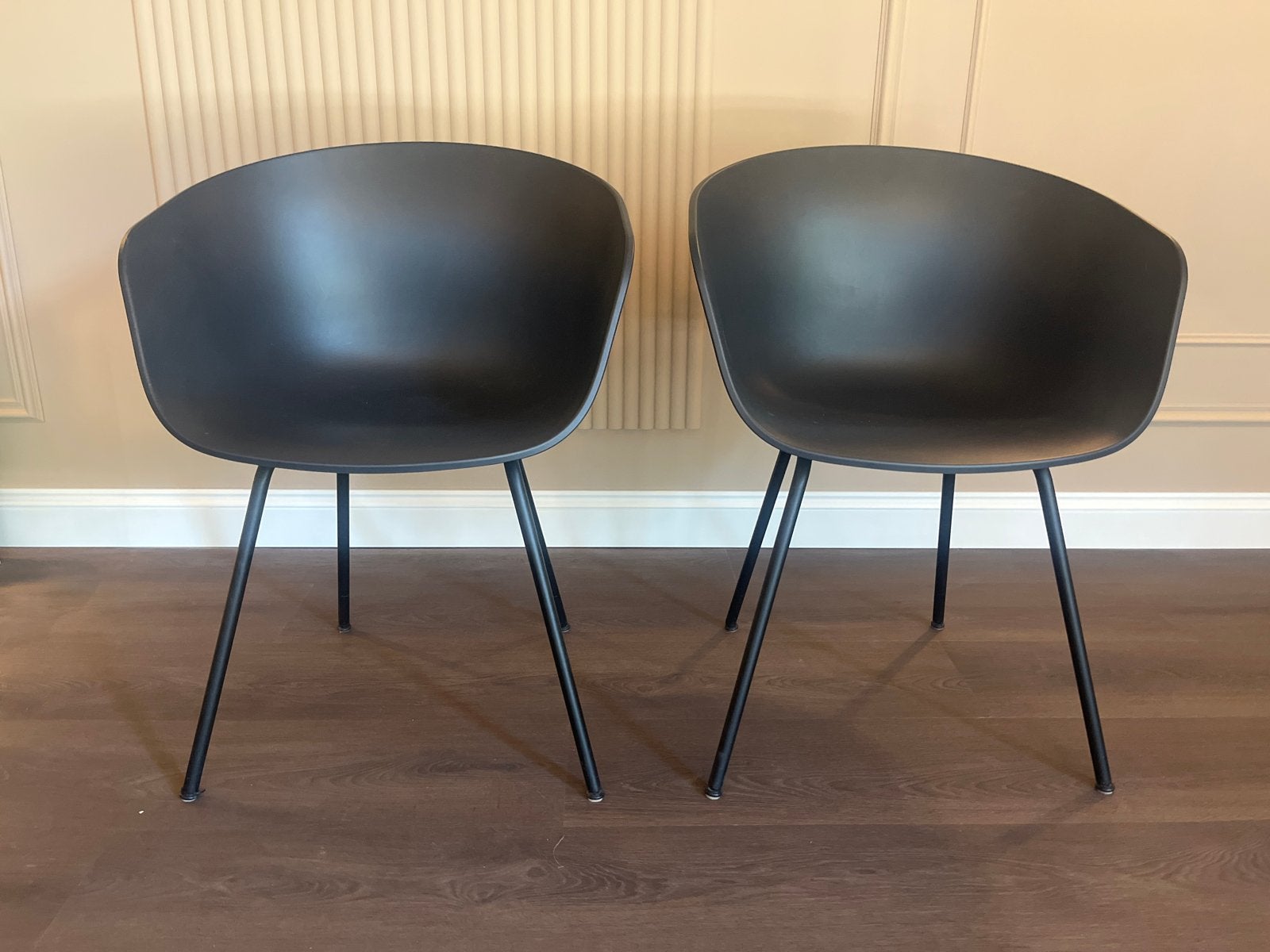 2x Hay AAC Soft Black Stoelen, Huis en Inrichting, Stoelen, Ophalen, Kunststof, Twee, Zwart