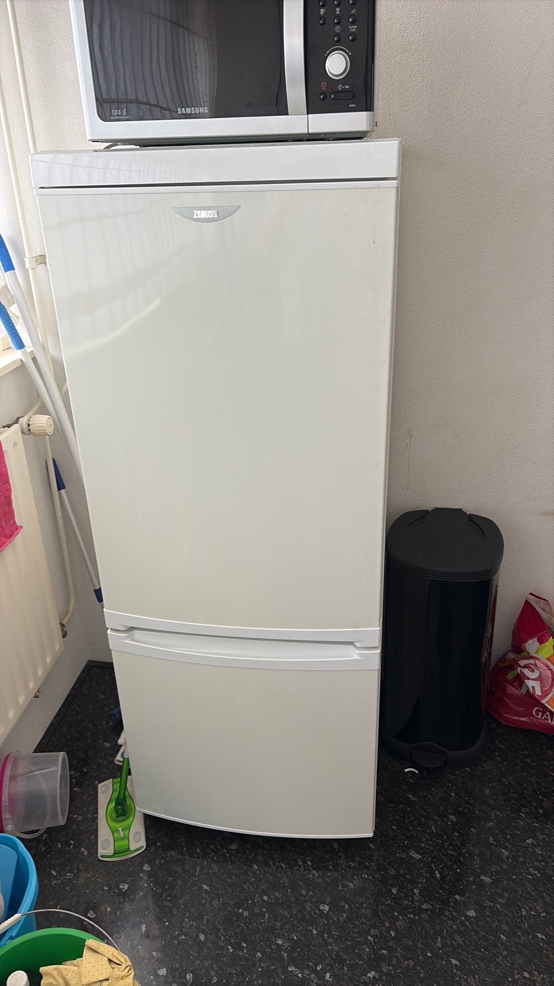 Zanussi koelkast, Ophalen, Gebruikt, 200 liter of meer, 140 tot 160 cm
