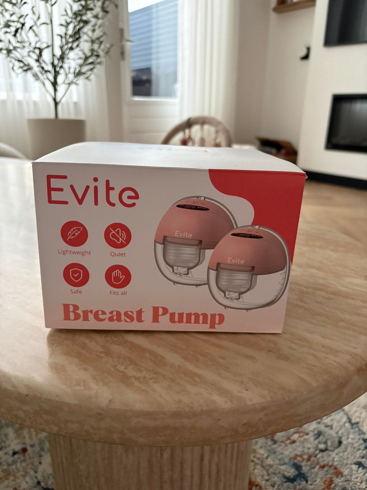 Evite Elektrische Draadloze borstkolf slim, Ophalen, Zo goed als nieuw, Borstkolf