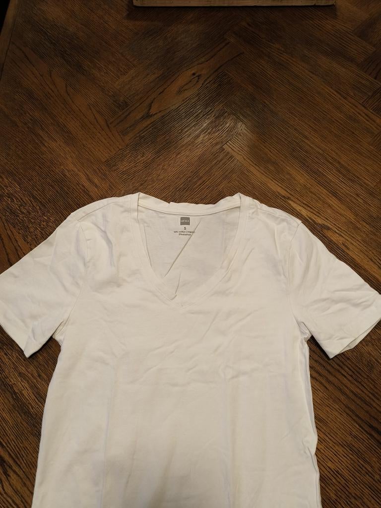 Wit dames T-shirt Hema maat S extra lang, Hema, Ophalen of Verzenden