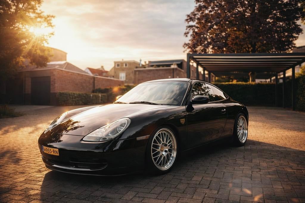 Porsche 996 C4 2000 - BTW / IMS vervangen / PDK flippers, Auto's, Automaat, Zwart, Leder, Bruin