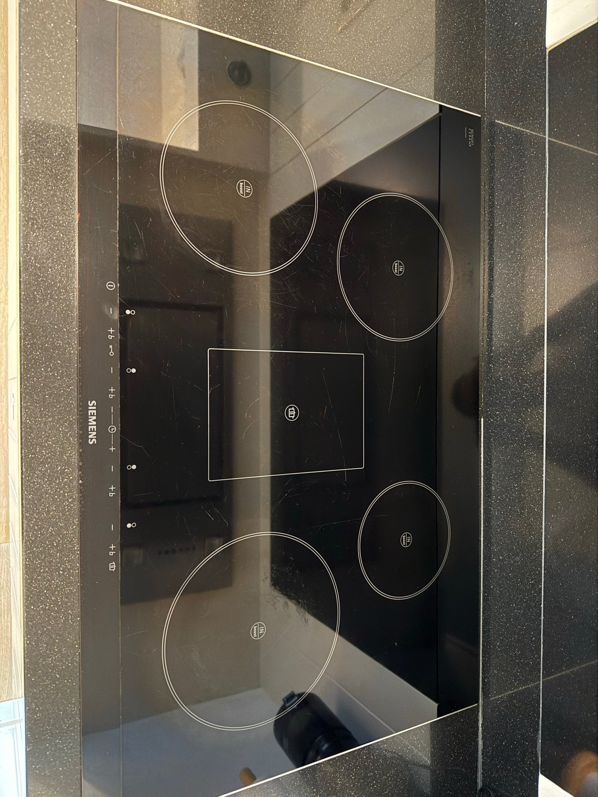 Siemens Inductiekookplaat - 4 kookzones - Gebruikt, Ophalen, Gebruikt, 4 kookzones, Inbouw