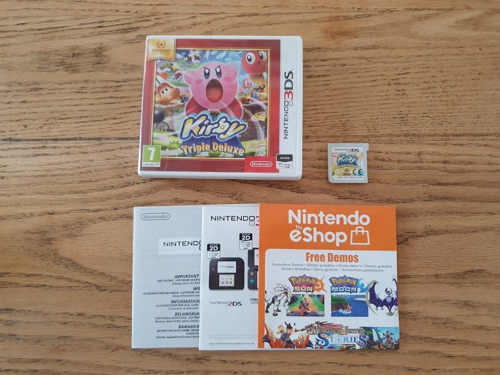 Kirby Triple Deluxe € 15,00, Avontuur en Actie, Verzenden, 1 speler, Zo goed als nieuw