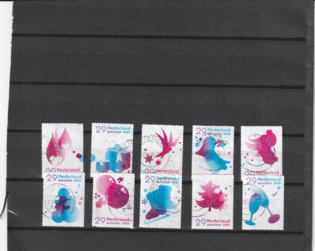 Nederland  2371 - 2380  gestempeld, Postzegels en Munten, Postzegels | Nederland, Ophalen of Verzenden, Gestempeld