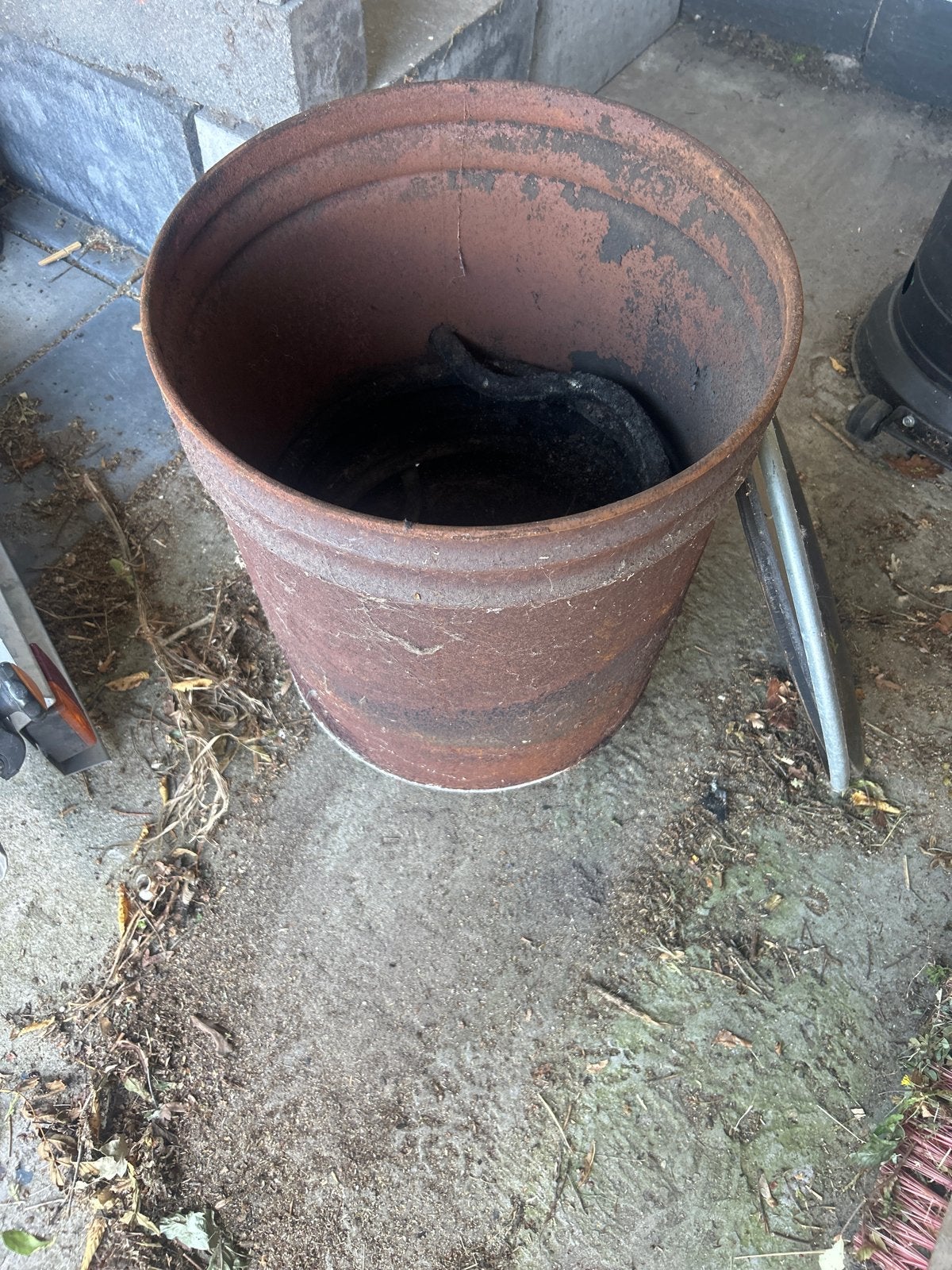 Houtgestookte verwarmingston voor zwembad/water, Tuin en Terras, Vuurkorven, Ophalen, Gebruikt, Vuurton