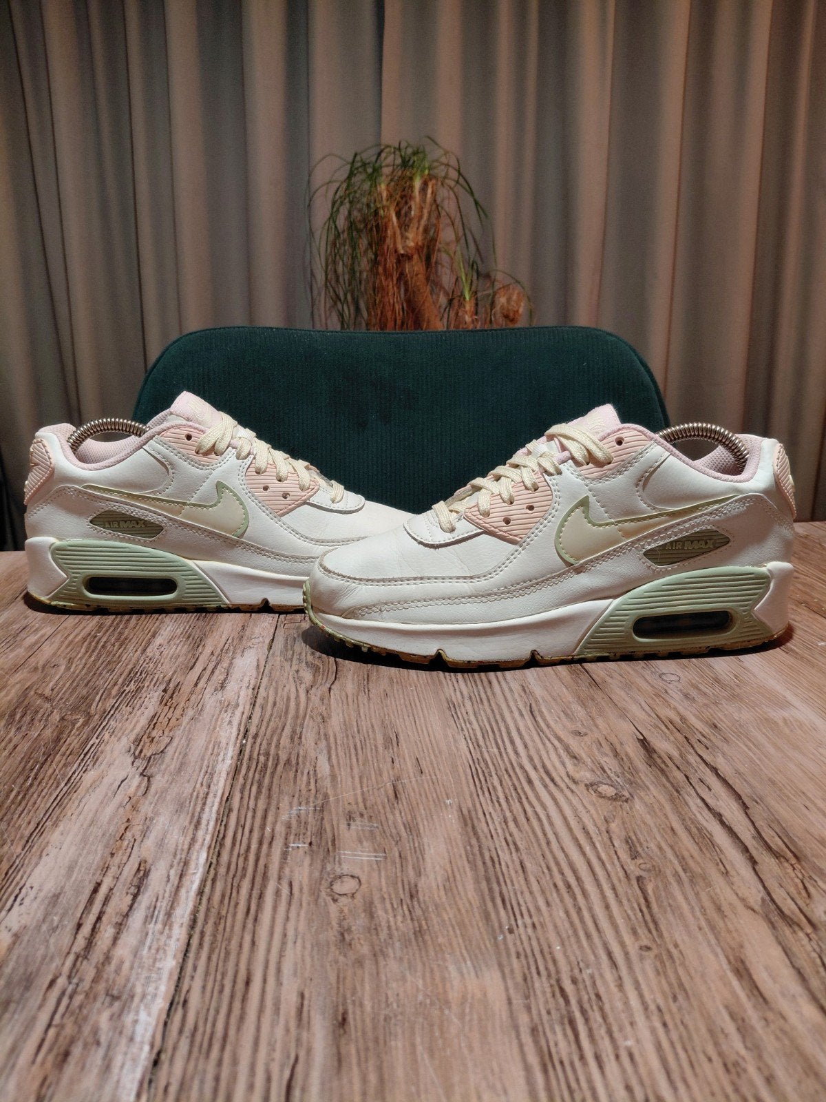 Nike Air Max 90 Leather 'Honeydew' Size 38, Wit, Nike, Ophalen of Verzenden, Sneakers of Gympen