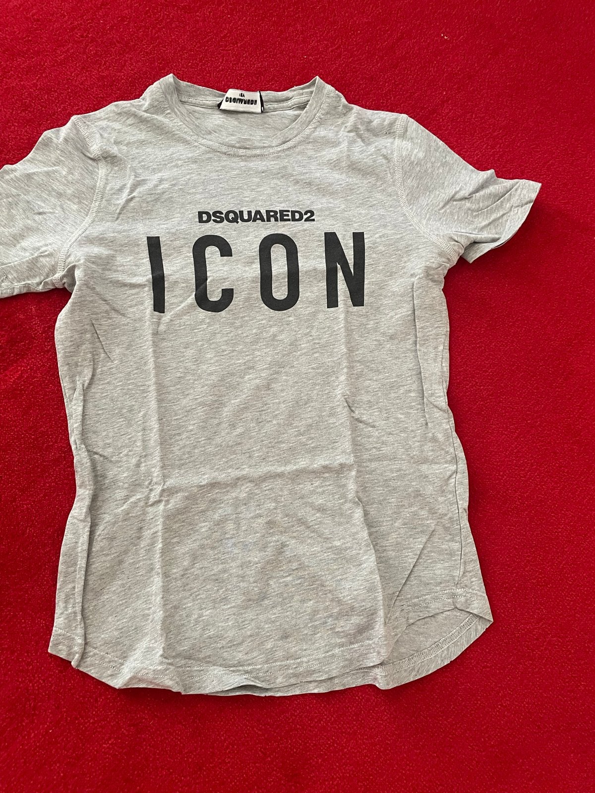 Dsquared2 ICON T-shirt grijs - Maat 10y, Kinderen en Baby's, Ophalen of Verzenden, Zo goed als nieuw, Jongen of Meisje