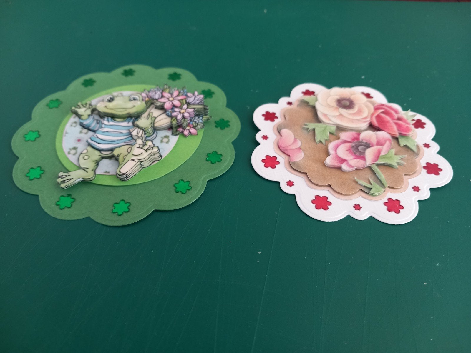 2 stansjes met dots en 3d plaatje, samen, Ophalen of Verzenden, Zo goed als nieuw, Kerst, Overige typen