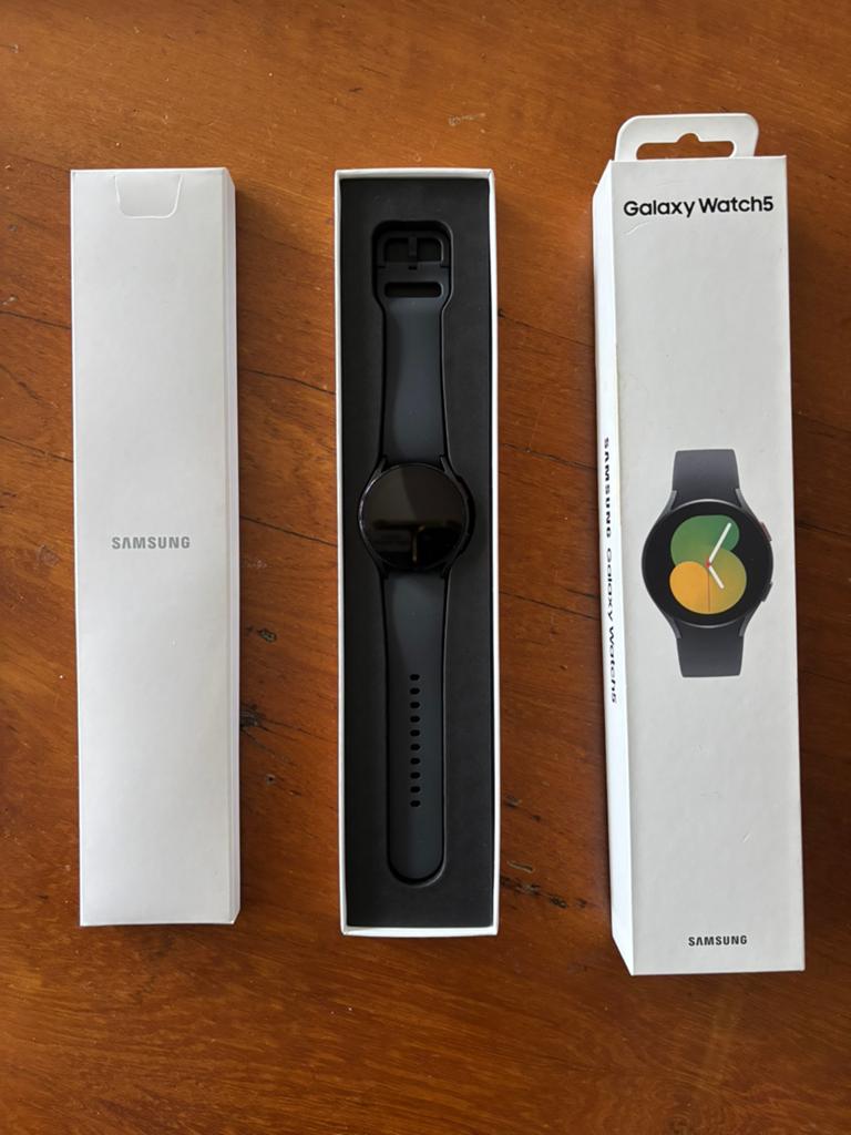 samsung galaxy watch5 smartwatch, Ophalen of Verzenden, Nieuw, Zwart, Android