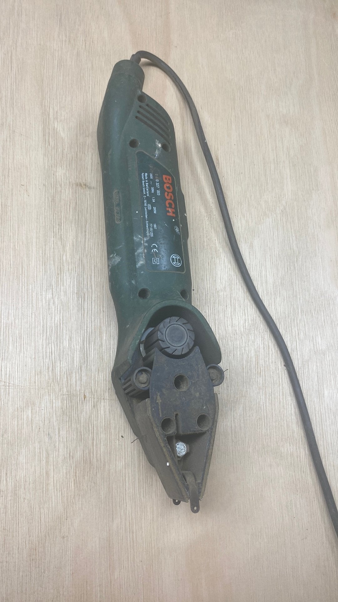Bosch bandschuurmachientje, Ophalen of Verzenden, Zo goed als nieuw, Minder dan 600 watt