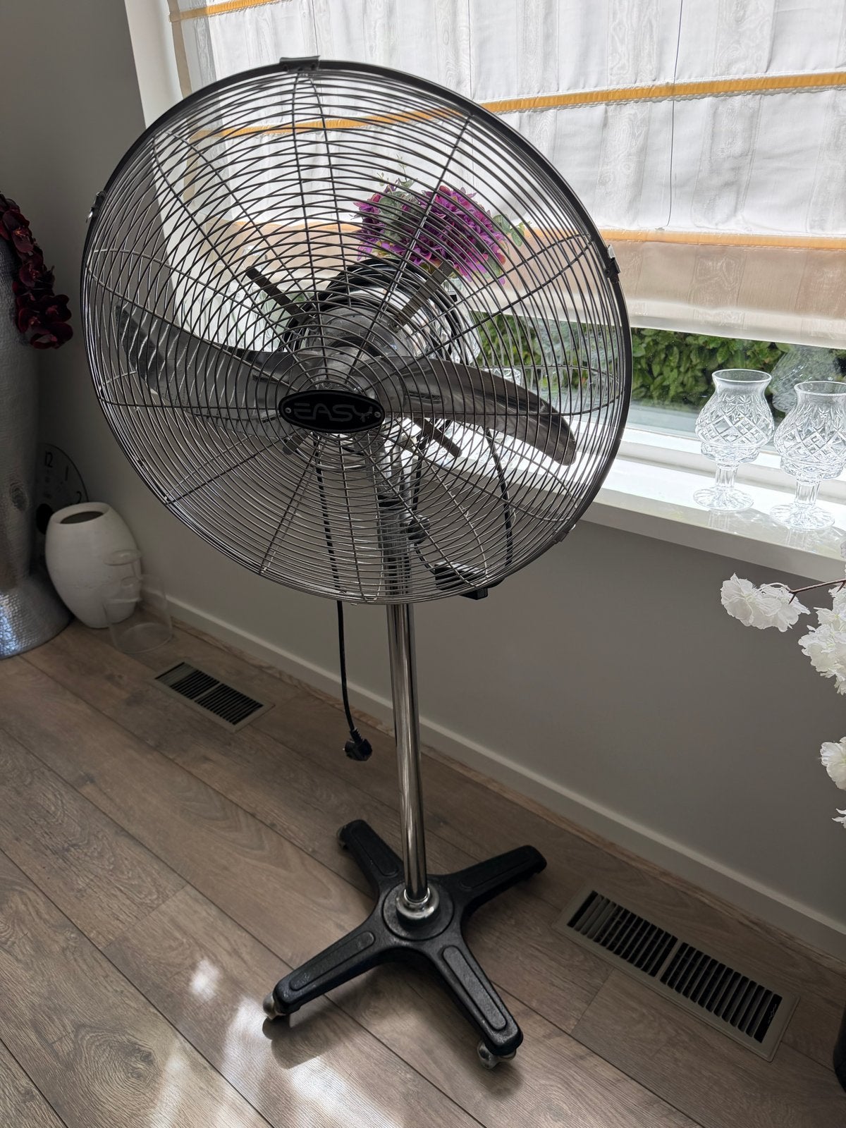 Verrijdbare Ventilator met Verschillende Standen en Snelhede, Ophalen, Gebruikt, Statiefventilator