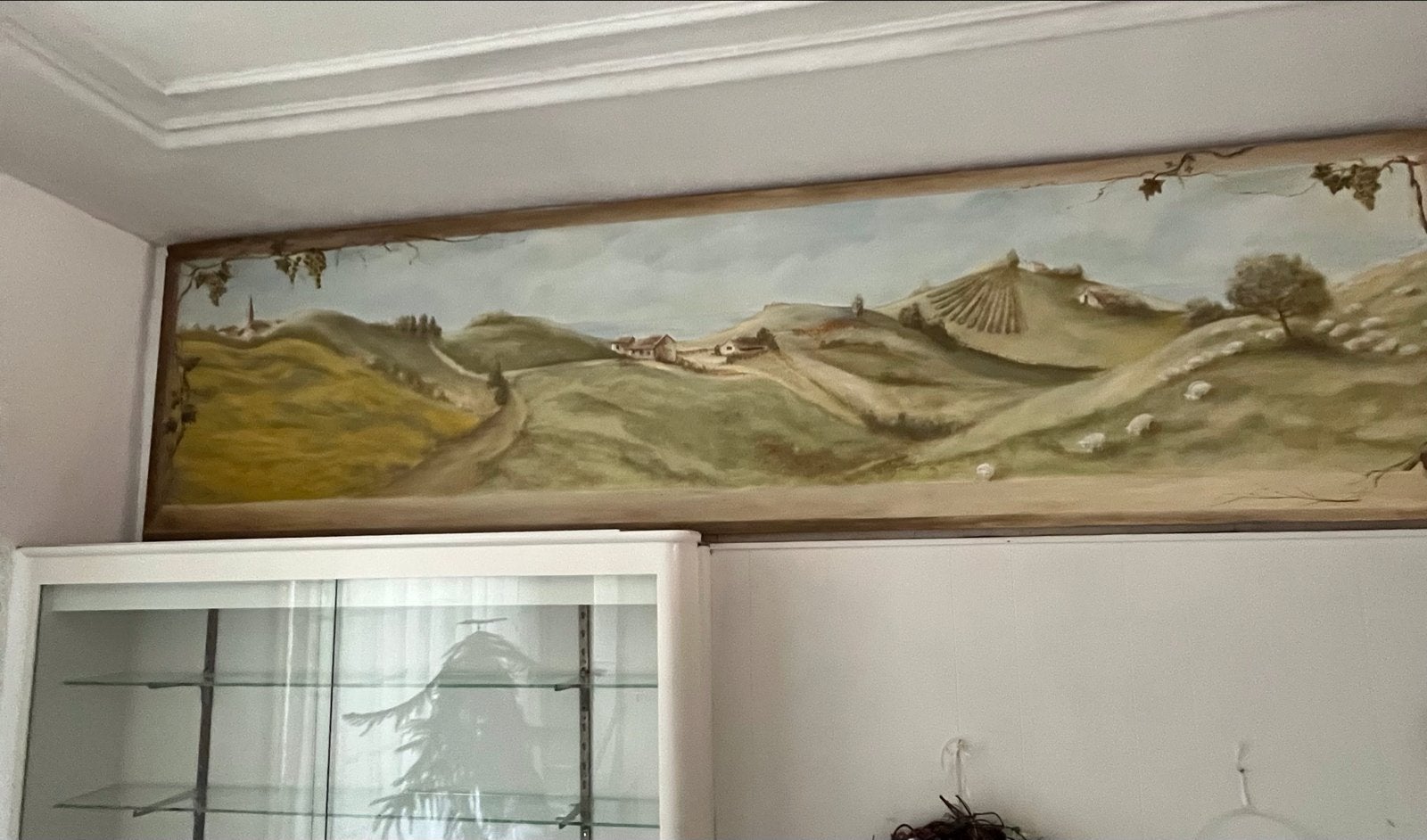 Groot Schilderij met Landschap, Ophalen