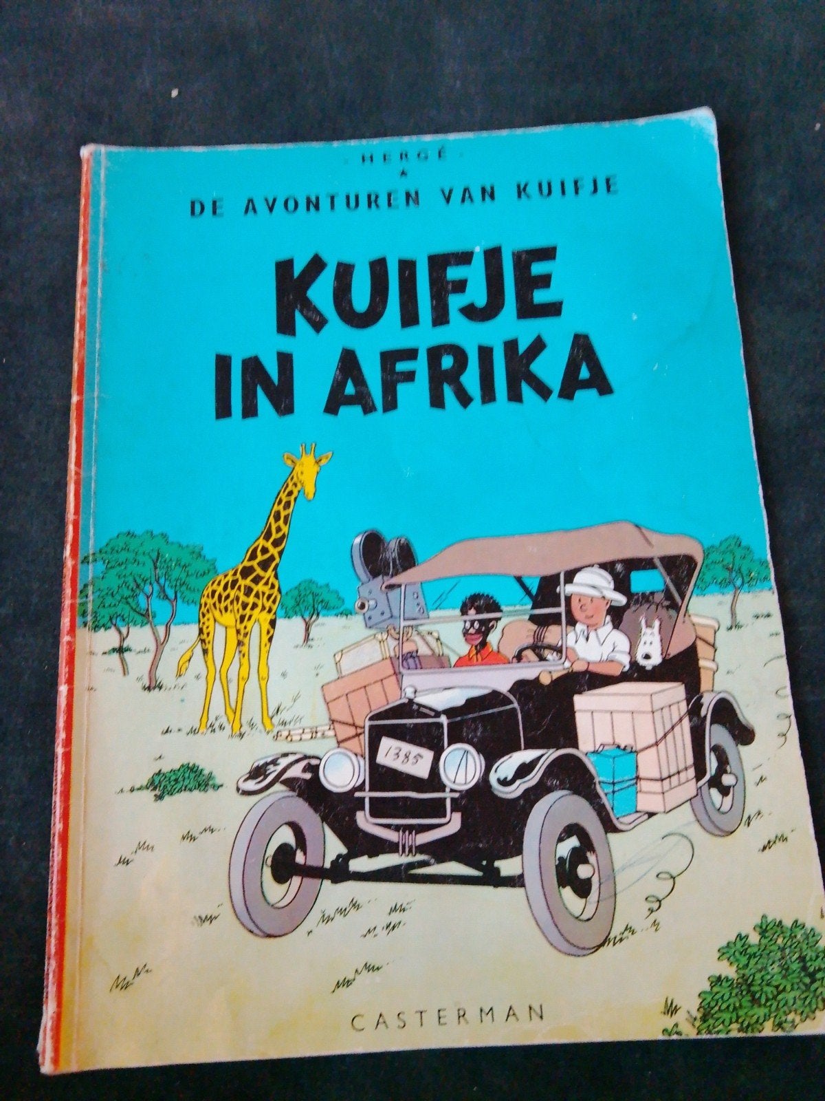 Kuifje in Afrika 1980, Gelezen, Algemeen, Ophalen of Verzenden, Hergé