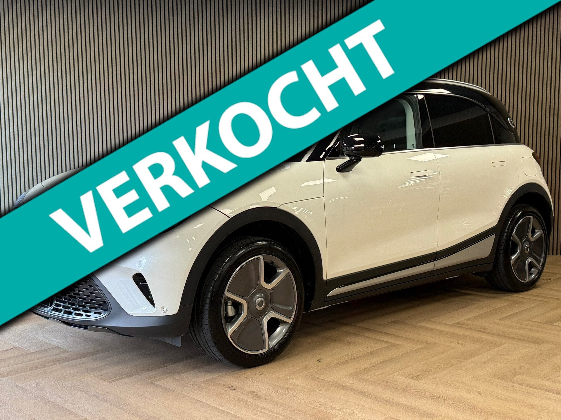 Smart #1 Pro+ 66 kWh 440km WLTP PANO 360CAM ADAPT CRUISE CLI, Dealer onderhouden, Achterwielaandrijving, Gebruikt, Wit