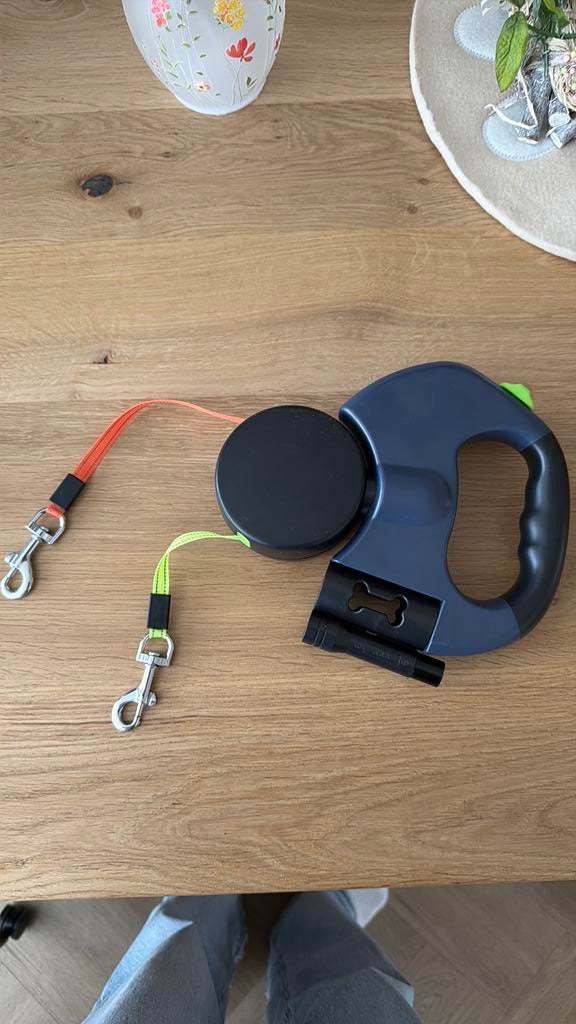 Flexilijn voor 2 honden, 3 meter. Nieuw., Ophalen of Verzenden, Nieuw