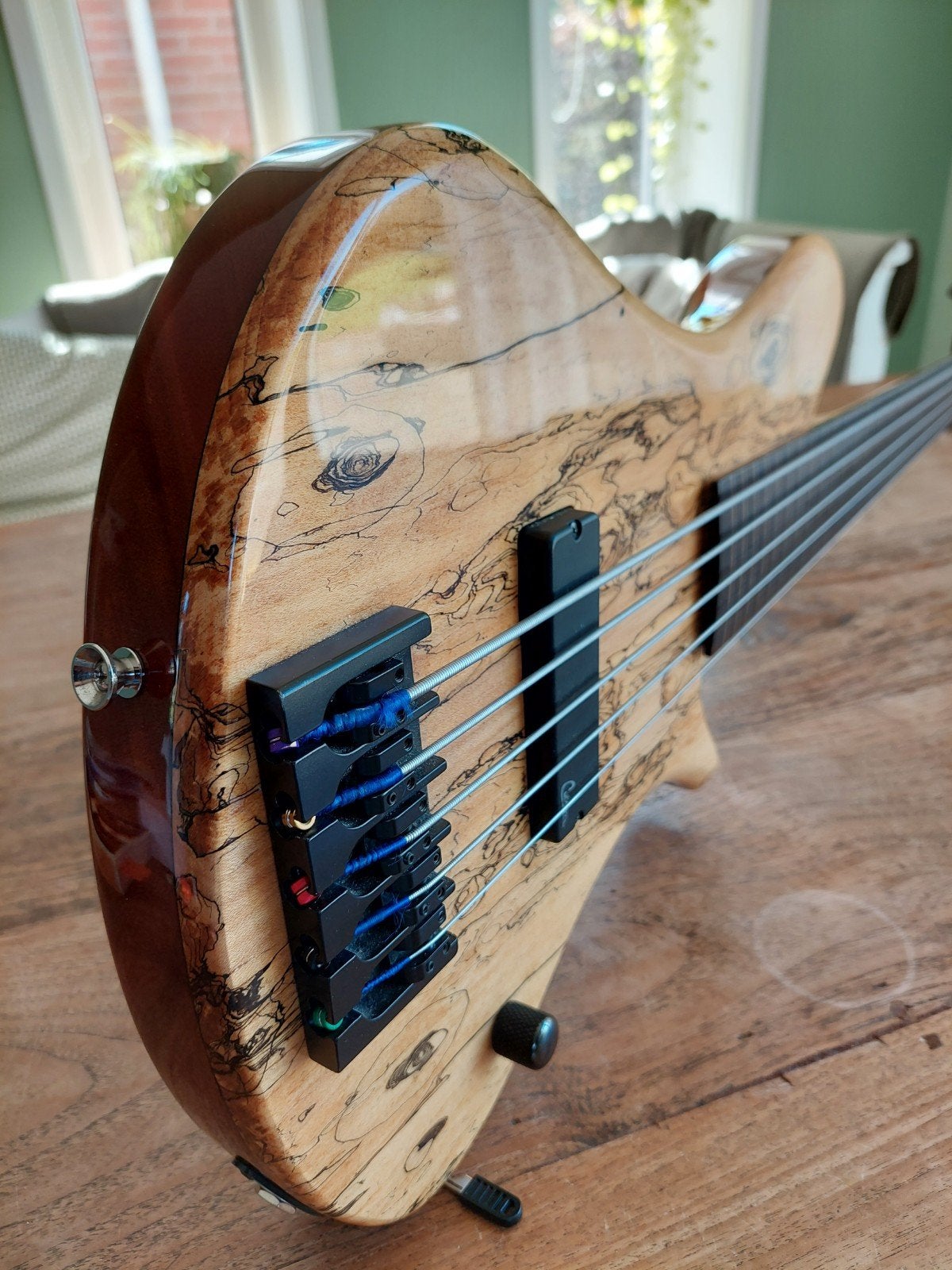 Martin Keith Elfin 5 fretless, Muziek en Instrumenten, Snaarinstrumenten | Gitaren | Bas, Ophalen of Verzenden, Gebruikt, Elektrisch