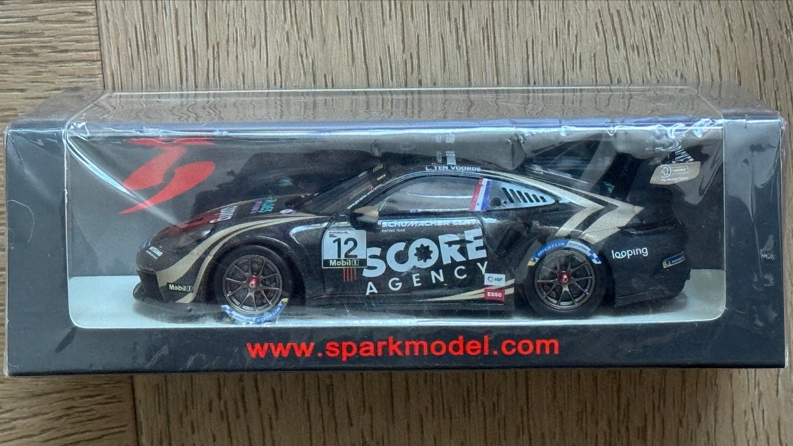 Porsche 911 GT3 Cup Supercup 2024 - Spark S8305 1/43, Ophalen of Verzenden, Nieuw, Auto, Overige merken