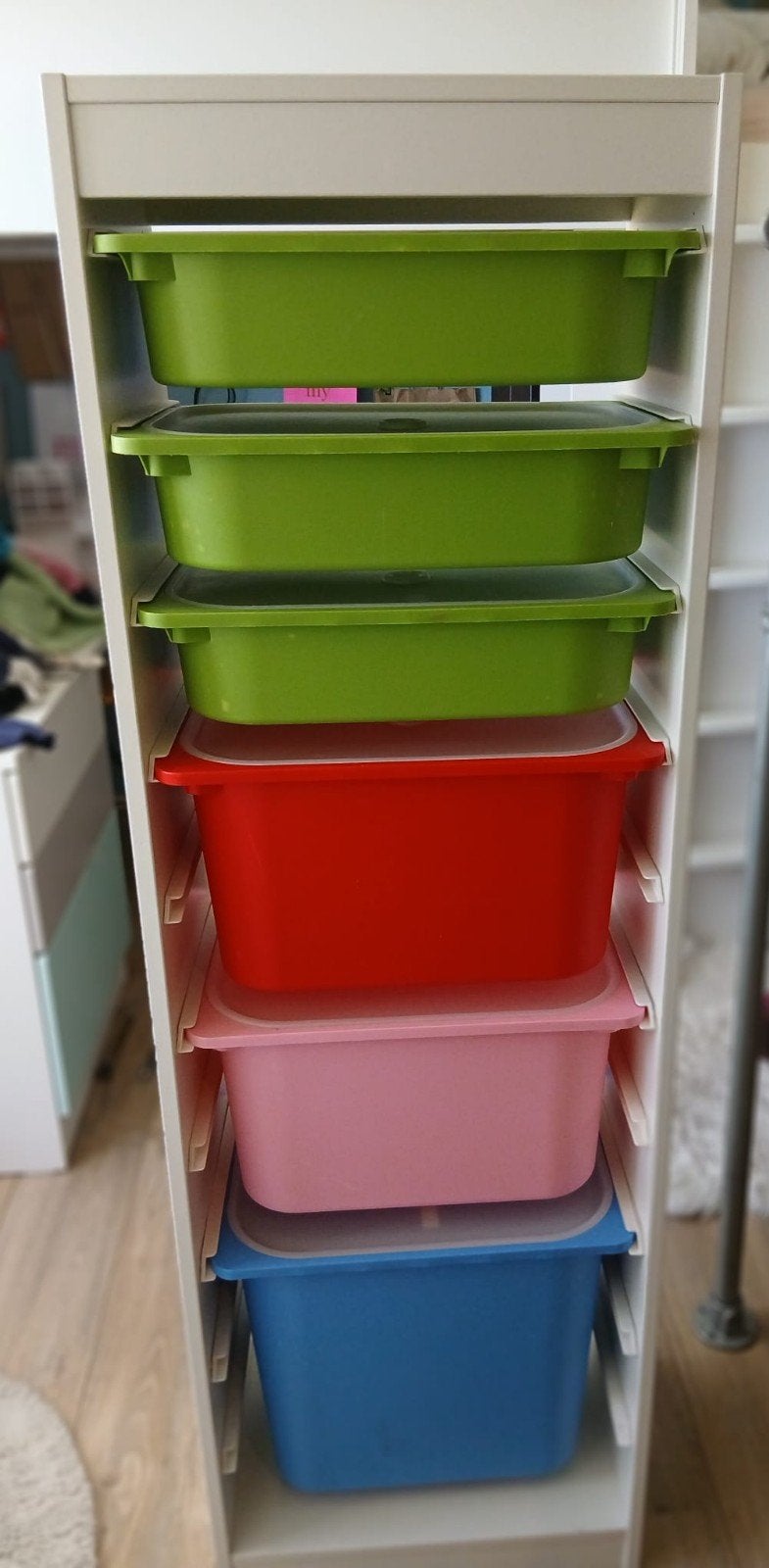 IKEA Trofast opbergcombinatie met bakken, Ophalen, Gebruikt, 105 cm of meer, Minder dan 50 cm
