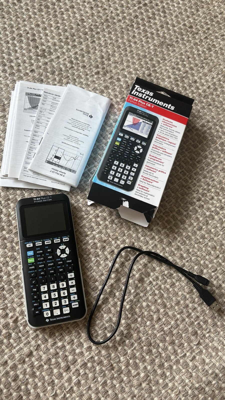 Grafische rekenmachine TI-84 Plus CE-T, Ophalen of Verzenden, Grafische rekenmachine, Nieuw