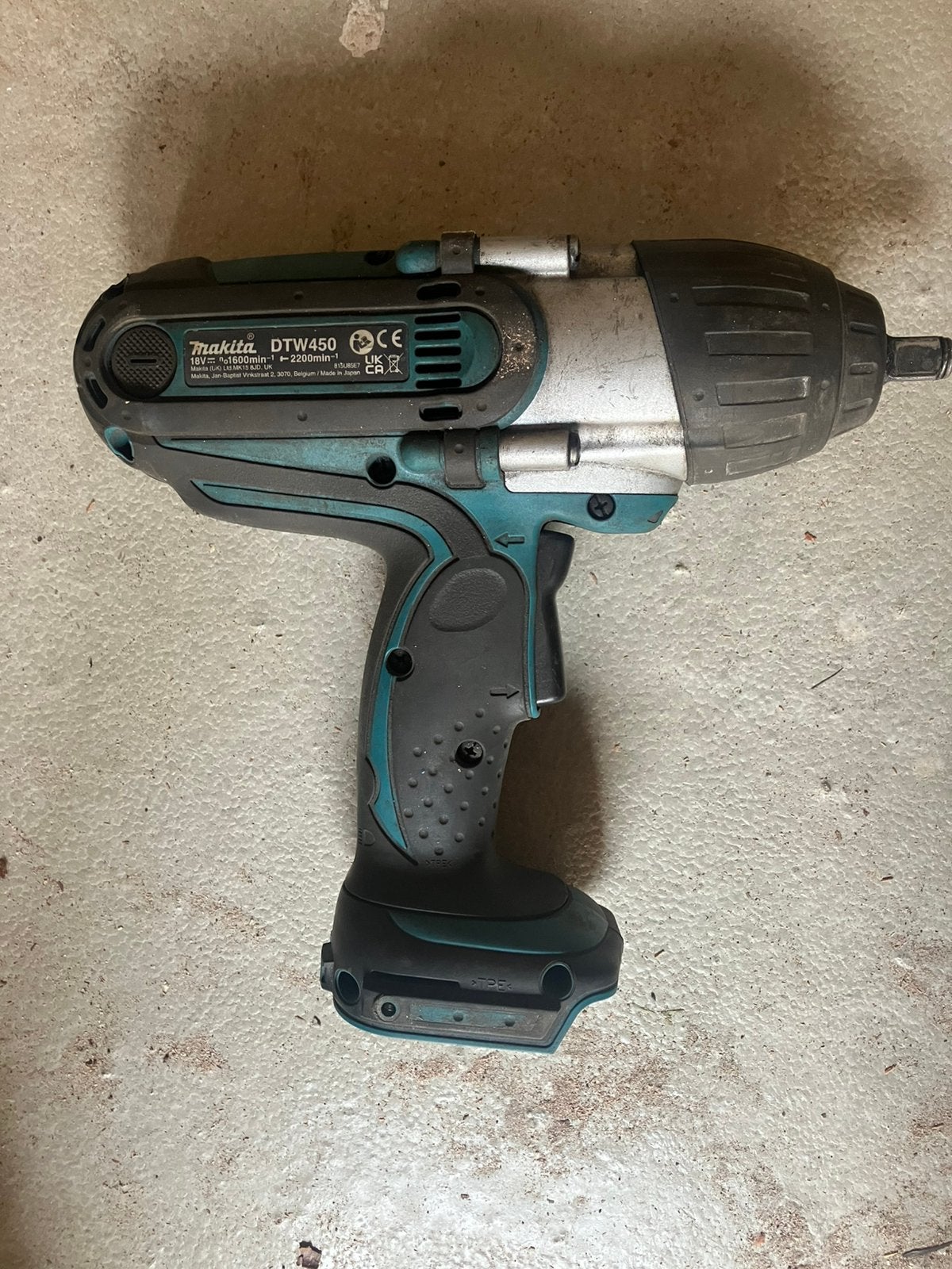 Makita DTW450 Slagmoersleutel, Ophalen, Zo goed als nieuw, Overige typen