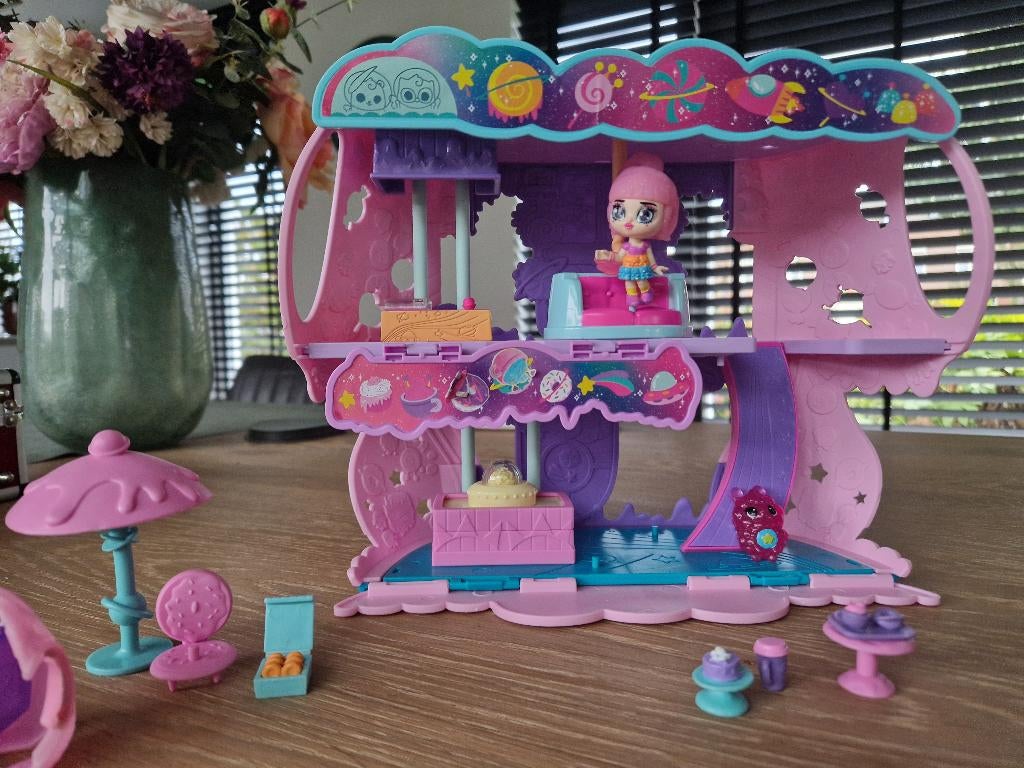 Enchantimals huis met accessoires, Ophalen, Zo goed als nieuw, Poppenhuis