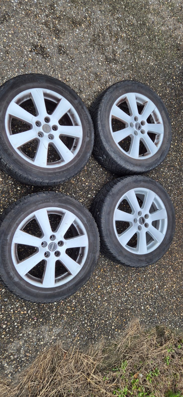 5x114.3 18inch Lm velgen met banden Mitsubishi, Nissan, enz, Ophalen, 18 inch, Gebruikt, Banden en Velgen