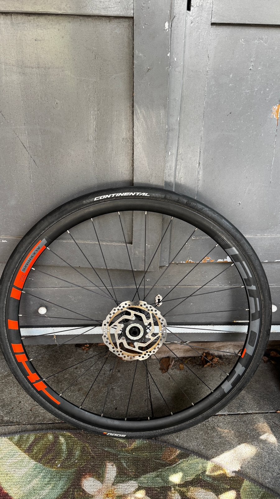 Alexrims voorwiel schijf, Fietsen en Brommers, Fietsonderdelen, Ophalen, Zo goed als nieuw, Band