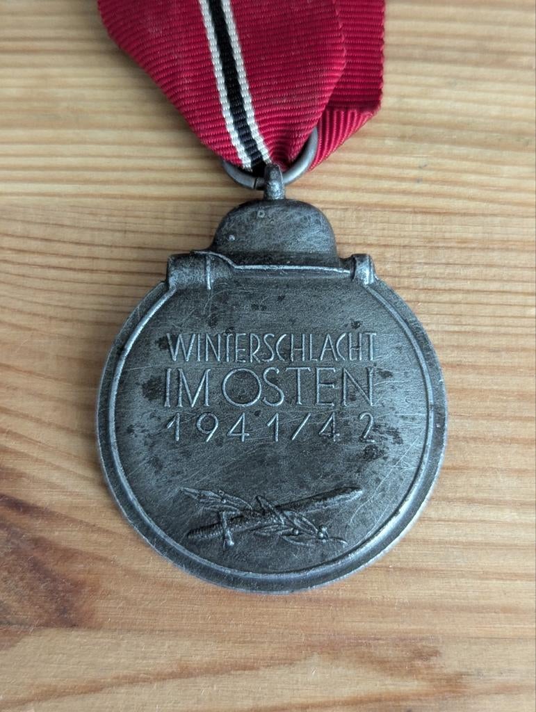Medaille Oostfront, Verzamelen, Militaria | Tweede Wereldoorlog, Ophalen of Verzenden, Nederland, Lintje, Medaille of Wings