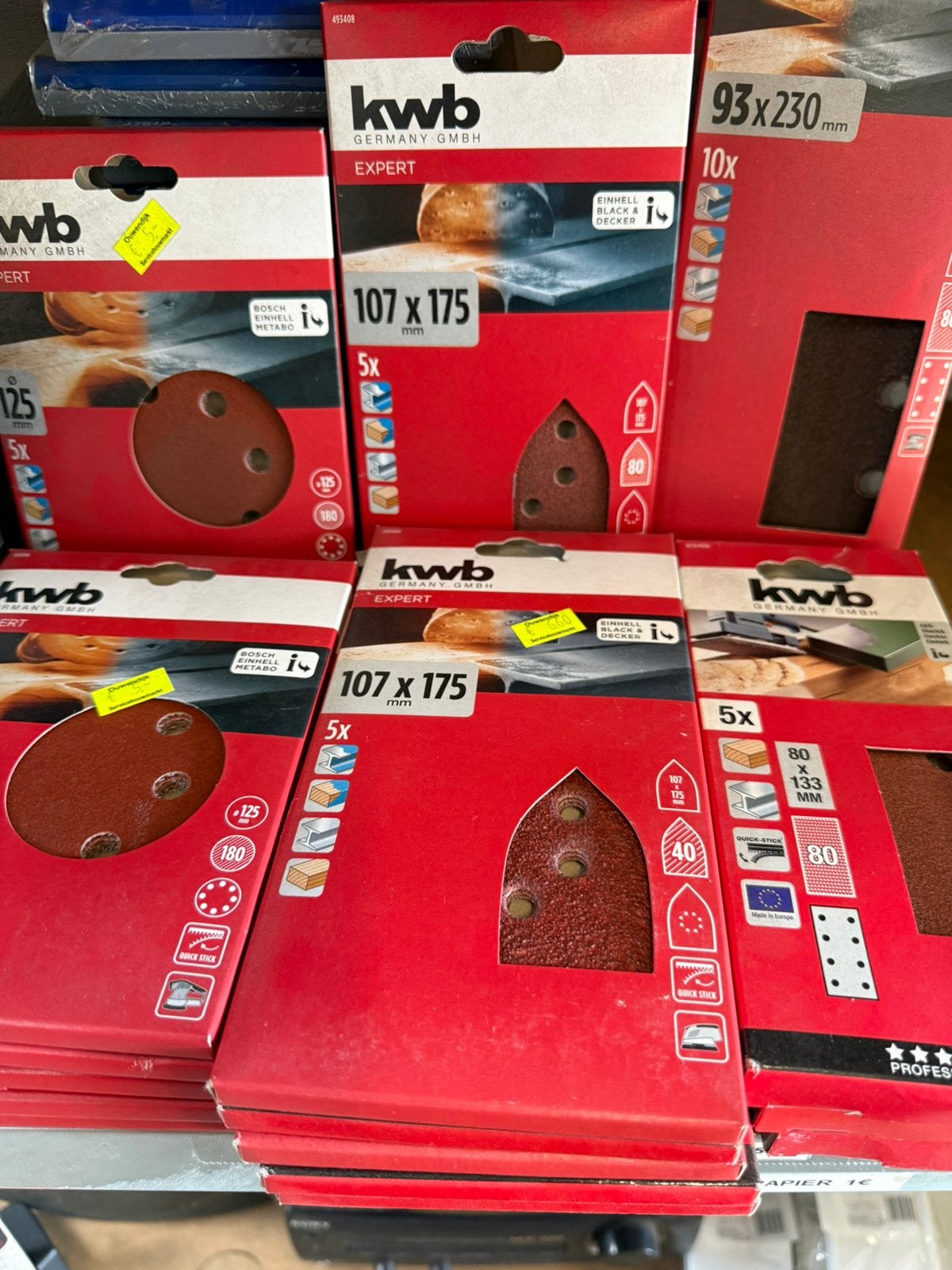 Partijverkoop - Schuurpapier div maten, Ophalen of Verzenden, Nieuw, Minder dan 600 watt