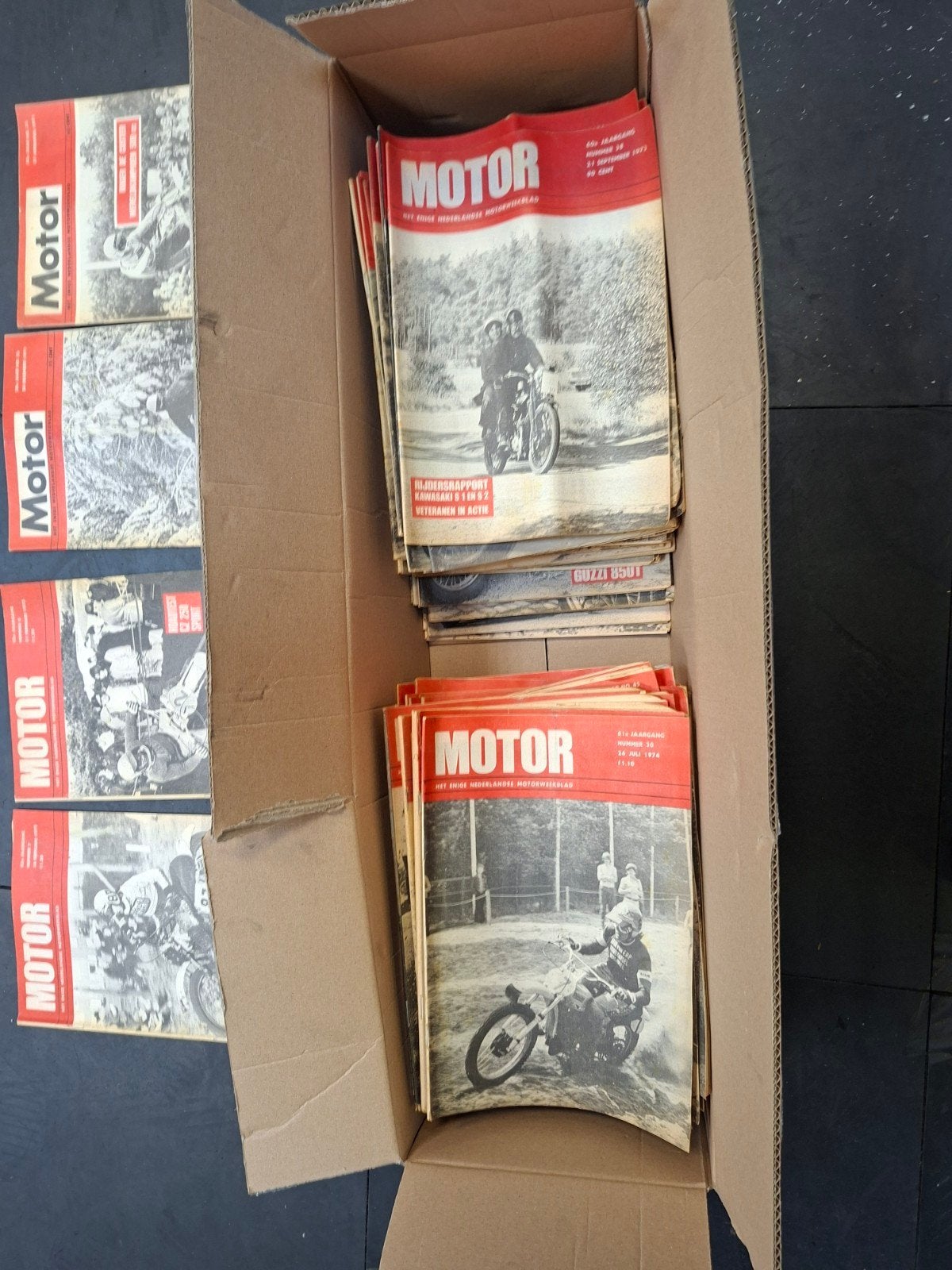 motor motor weekblad 70er jaren, Boeken, Ophalen of Verzenden, Gelezen, Offset delft, Algemeen