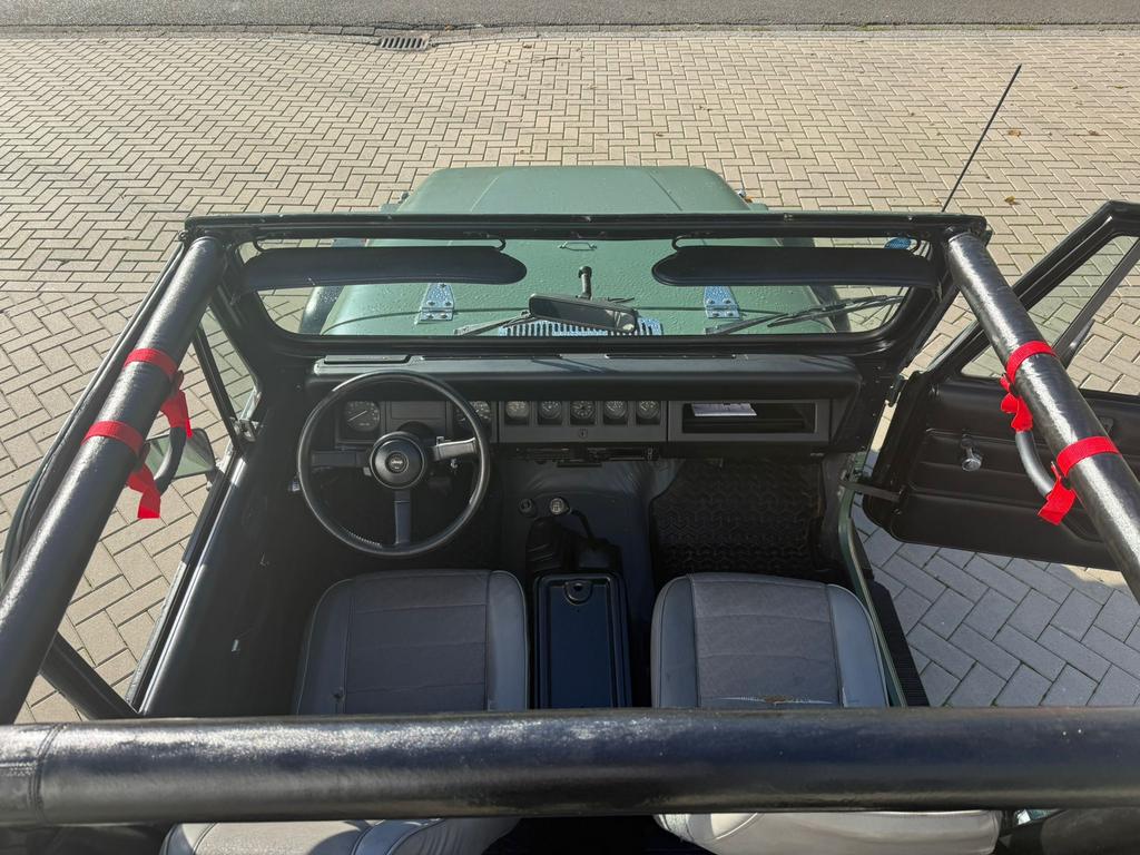 ‼️JEEP WRANGLER YJ 2.5 4WD BJ1989 GROEN HARDTOP SOFTTOP‼️, Auto's, 4 cilinders, Leder, Bedrijf, Handgeschakeld