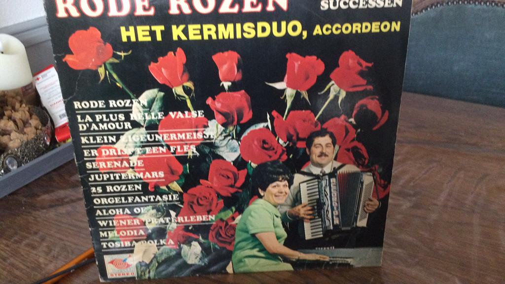 Rode rozen Kermis duo Telstar Lp, Ophalen of Verzenden, Gebruikt, Overige formaten, Nederlandstalig