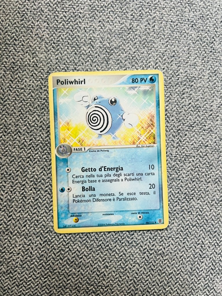 Poliwhirl 46/112 Ex Fire Red Leaf Green Pokemon, Hobby en Vrije tijd, Verzenden, Zo goed als nieuw, Losse kaart, Foil