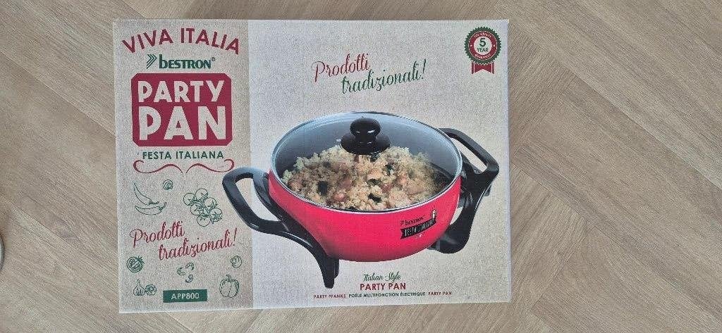 Hapjespan APP800 Partypan Festa Italiana  nieuw in doos, Ophalen, Nieuw, Overige materialen, Overige typen