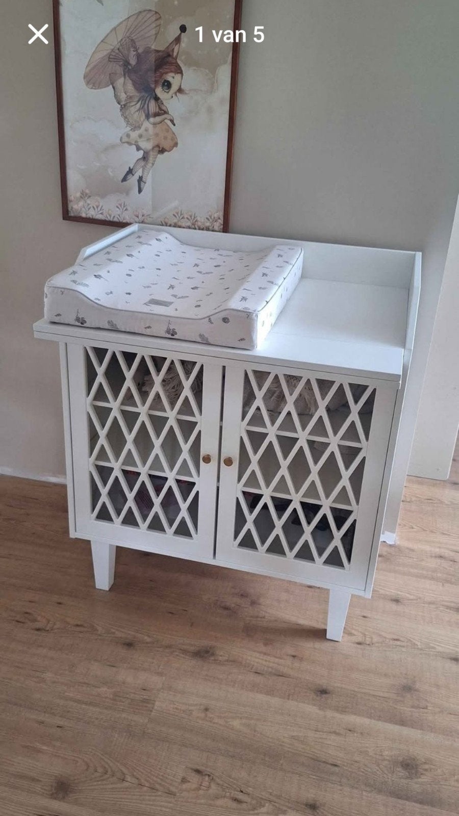 Cam Cam Copenhagen Harlequin Commode/Luiertafel, Ophalen, 50 tot 70 cm, Zo goed als nieuw, 75 tot 100 cm