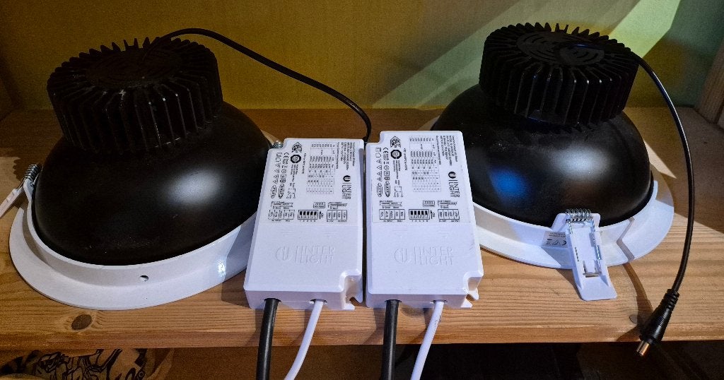 Interlight Downlight spot 21 Watt met driver, Gebruikt, Overige merken, Overige fittingen, Ophalen of Verzenden