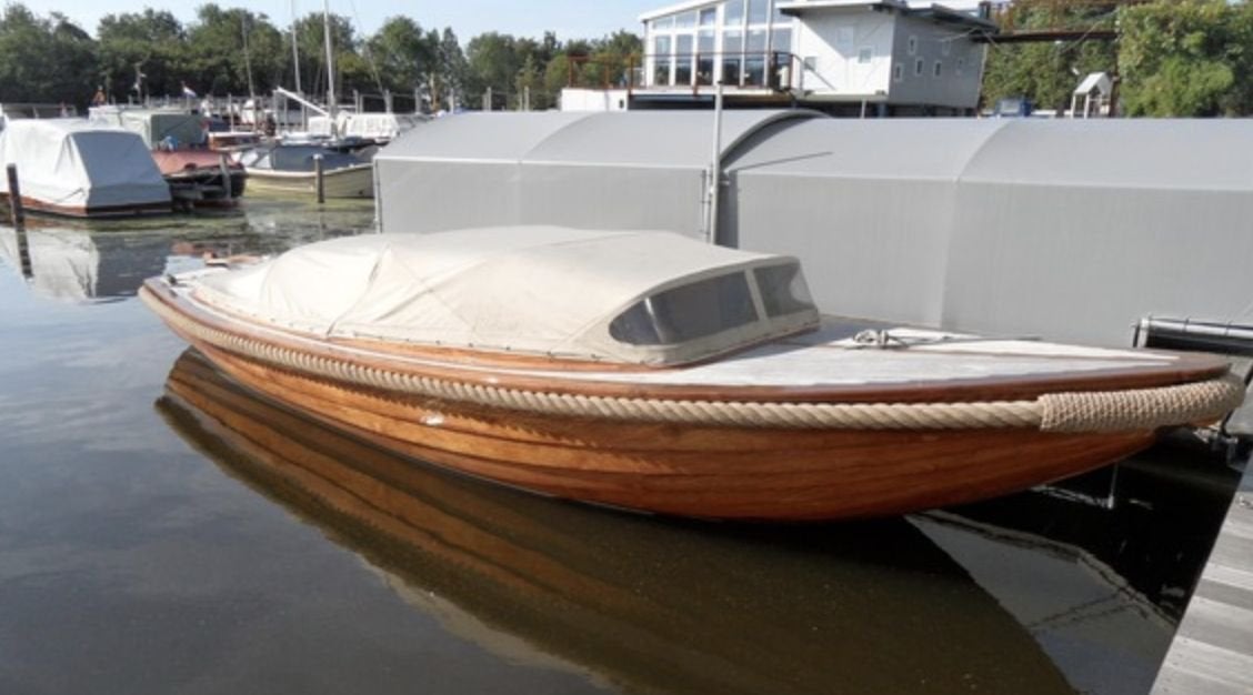 Teakhouten Vlet Indonesie, Watersport en Boten, Gebruikt, Hout, Overige brandstoffen