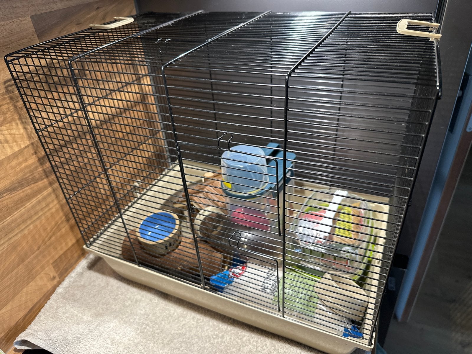 Hamsterkooi plus toebehoren, Dieren en Toebehoren, Ophalen, Gebruikt