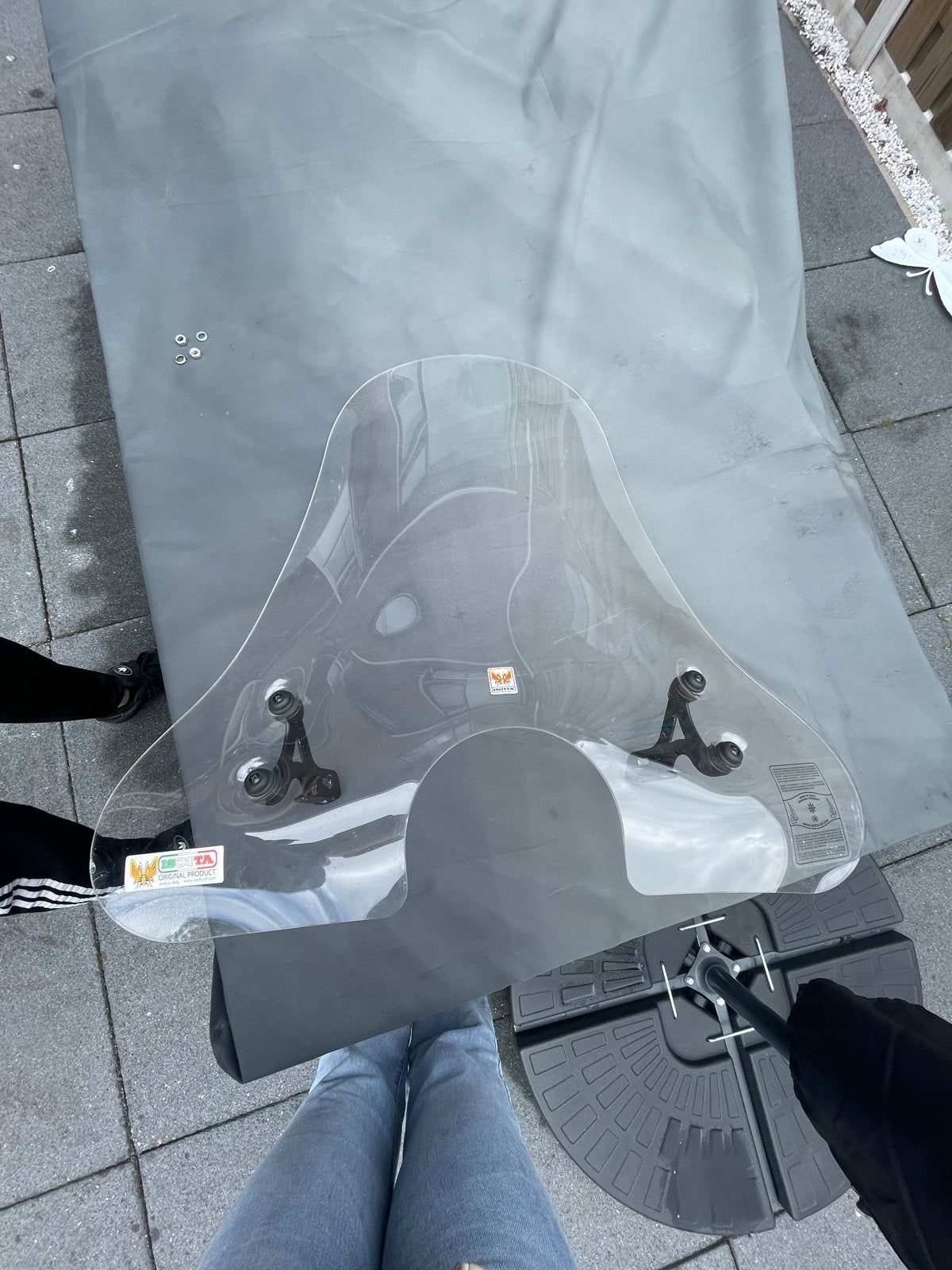 Zo goed als nieuw La Souris windscherm hoog model, Fietsen en Brommers, Ophalen, Zo goed als nieuw, Overige typen, Overige merken